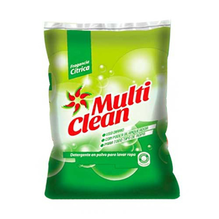 Imagen de Detergente En Polvo Fragancia Cítrica Multi Clean 400 Gr.
