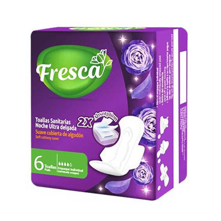 Imagen de Toalla Sanitaria Con Alas Fresca 6Und.