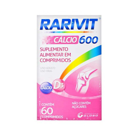 Imagen de Calcio Rarivit Calcio Comp. 600Mg X60