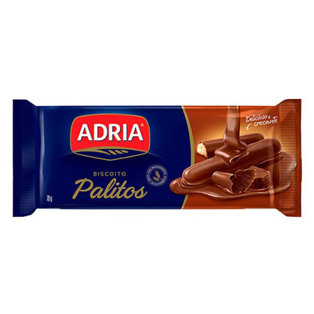 Imagen de Galleta Cubierta Adria Palito De Chocolate 70G