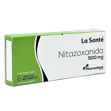 Imagen de Nitazoxanida Tab. 500 Mg x6