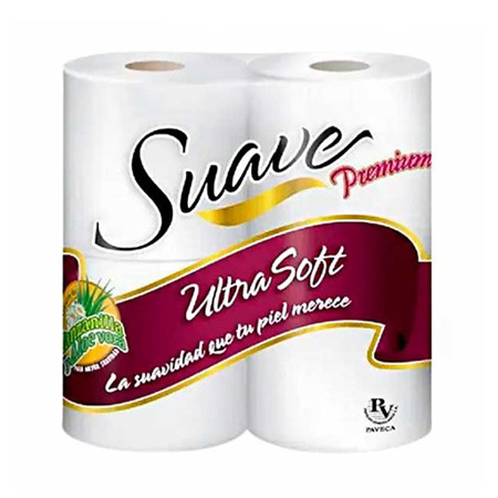 Imagen de Papel Higiénico Suave Ultra Soft Premium 300H 4Und