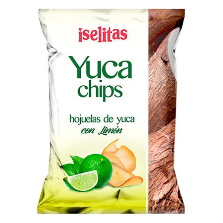 Imagen de Yuca Chips Iselitas Con Sabor a Limón 180Gr