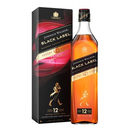 Imagen de Whisky Johnnie Walker Black Label Sher 12 Años 0.70L