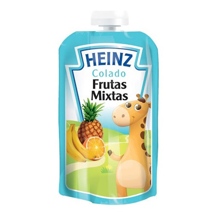 Imagen de Compota Pouch De Fruta Mixtas Heinz 113 Gr