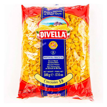 Imagen de Pasta Coccioline Divella 500 Gr