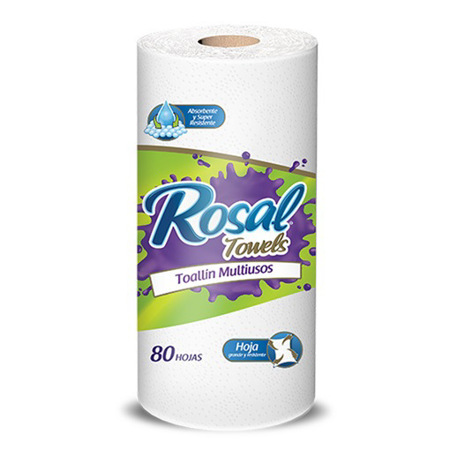 Imagen de Toallín Multiusos Rosal Towels 80 Hojas