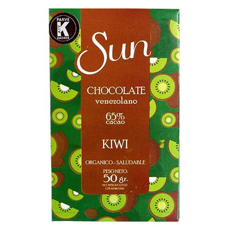 Imagen de Chocolate Barra Sun Kiwi Keto 65% 50 Gr