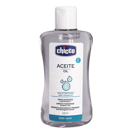 Imagen de Aceite De Bebe Chicco Con Vitamina E 220 Ml