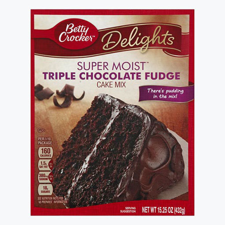 Imagen de Mezcla Para Torta Betty Crocker Tripe Chocolate Fudge 375 Gr