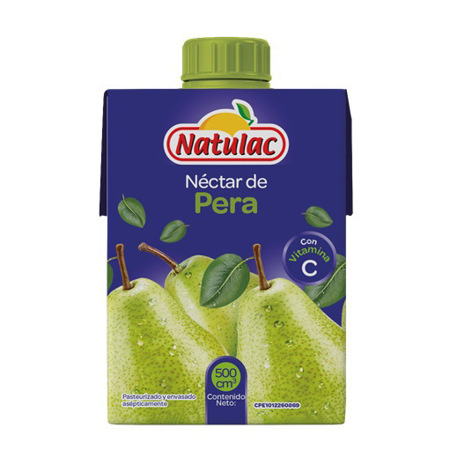 Imagen de Jugo De Pera Natulac Tetra Pack 500Ml