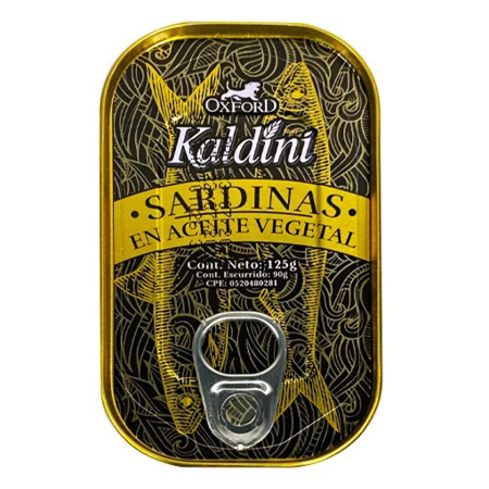 Imagen de Sardina En Aceite Vegetal Kaldini 125 Gr.