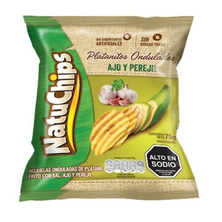 Imagen de Platanito Ajo y Perejil Natuchips 75 Gr