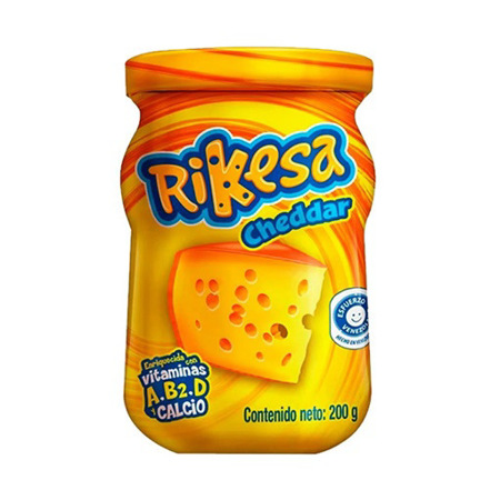 Imagen de Queso Cheddar Fundido Rikesa 200 Gr.
