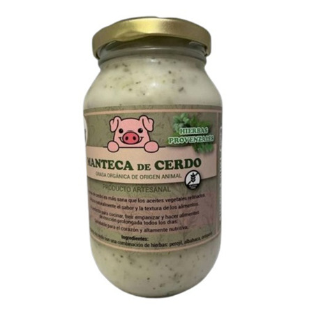 Imagen de Manteca De Cerdo Paticas Pa Keto Tengo Con Hierba Provenzal 500 Ml