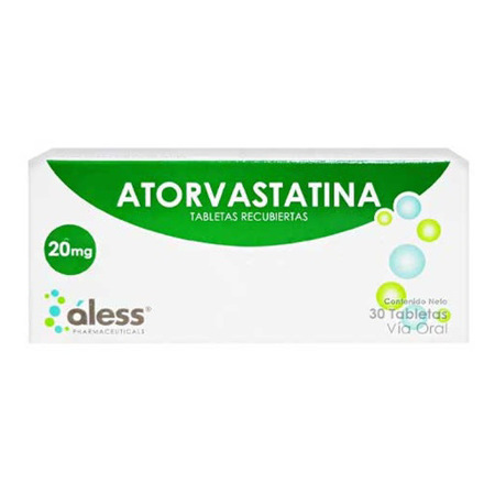 Imagen de Atorvastatina Tab. 20mg X 30 Aless