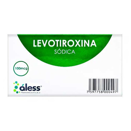 Imagen de Levotiroxina Sodica Tab. 100mg X 50 Aless