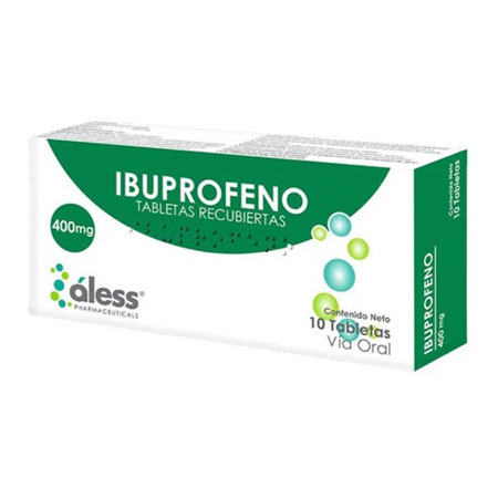 Imagen de Ibuprofeno Tab. Recubierta 400mg X10 Aless