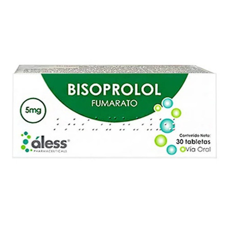 Imagen de Bisoprolol Fumarato Tab. 5mg X30 Aless