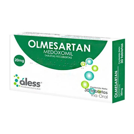 Imagen de Olmesartan Medoxomil Tab. 20Mg X30 Aless