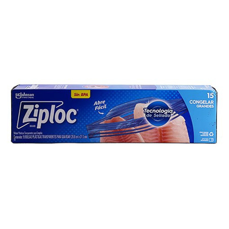 Imagen de Bolsa Ziploc Grandes Con Cierre X 15 Und