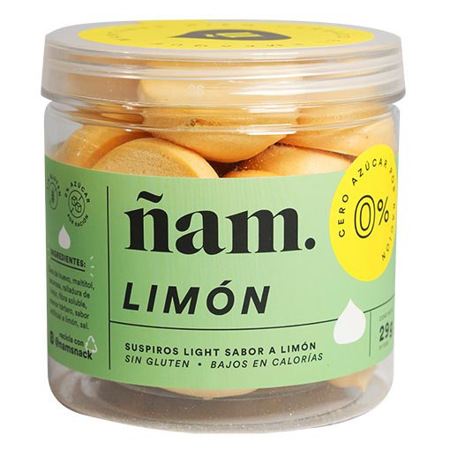 Imagen de Suspiros Ñam Light Sabor Limón 29g