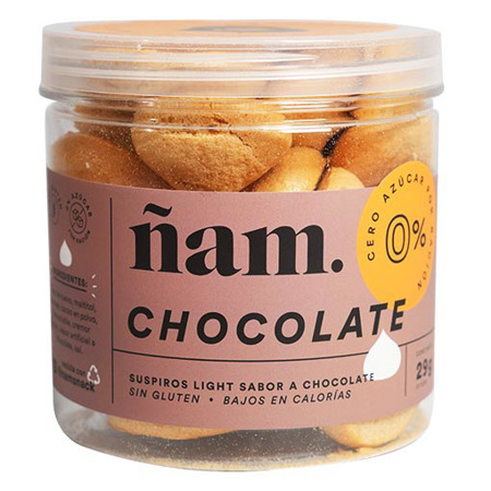 Imagen de Suspiros Ñam Light Sabor Chocolate 29g