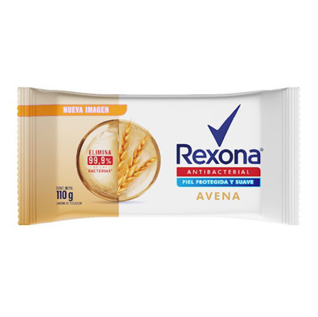 Imagen de Jabón En Barra Rexona Antibacterial Avena 110 Gr.