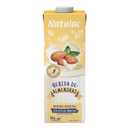 Imagen de Leche De Almendra Natulac Sin Azucar 946 Ml