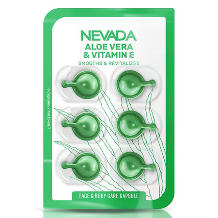 Imagen de Capsula Facial & Corporal Nevada Aloe & Vitamina E X6