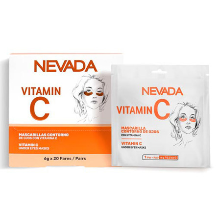 Imagen de Mascarilla De Ojos Nevada Vitamina C X 1 Und