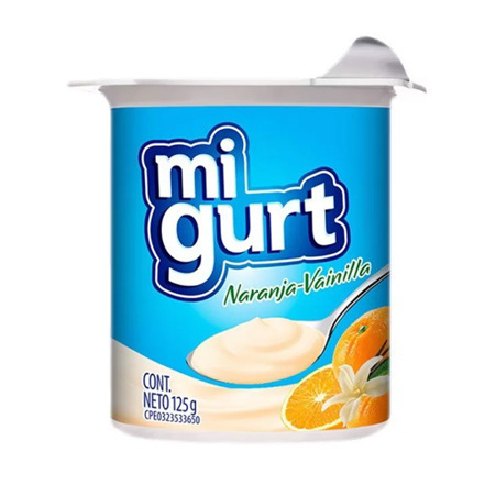Imagen de Yogurt Firme Migurt Naranja Vainilla 125Gr