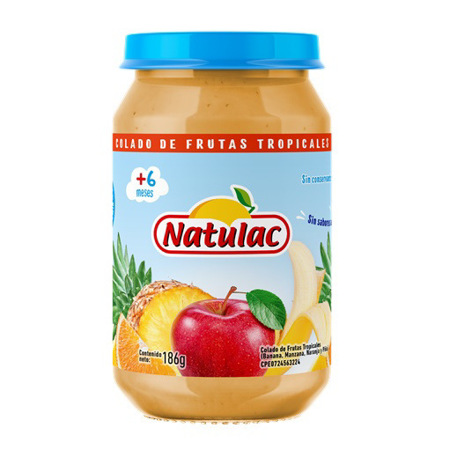 Imagen de Colado De Frutas Tropicales Natulac 186 Gr