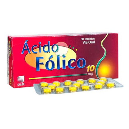 Imagen de Acido Folico 10 Mg X30 Calox