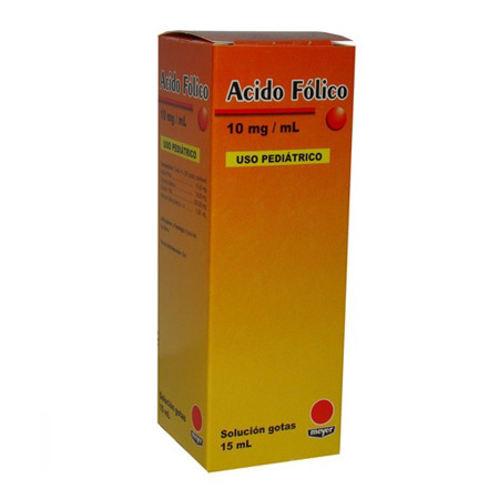 Imagen de Acido Folico 10mg/ml Solución Gotas Pediátricas 15ml