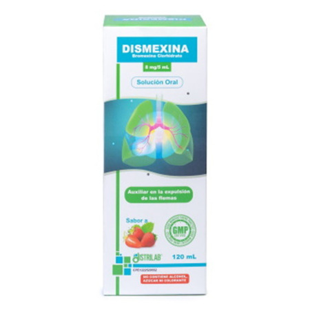 Imagen de Dismexina Jarabe 8mg /5 Ml X120 Ml