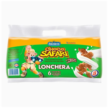 Imagen de Cereal Choco Safari Maizoritos Lonchera 25g 6 Und