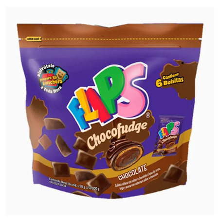 Imagen de Cereal Flips Chocofudge Chocolate 50Gr 6 Und