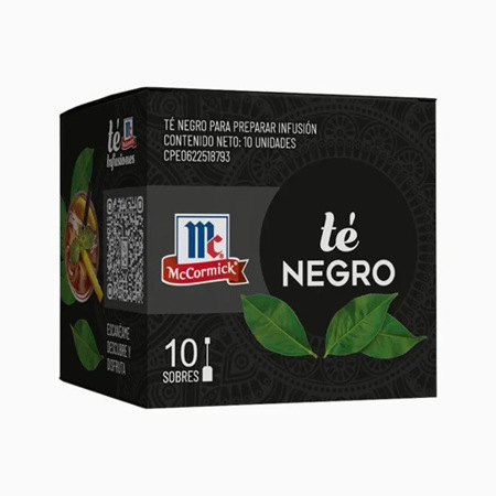 Imagen de Te Negro McCormick 10 Und