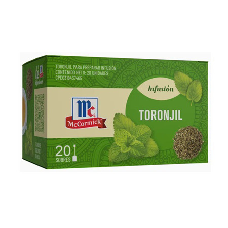Imagen de Infusión Toronjil McCormick 20 Und