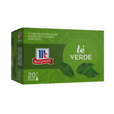 Imagen de Te Verde McCormick 20 Und