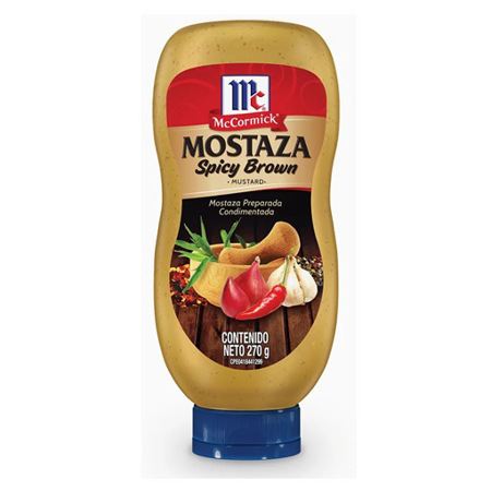 Imagen de Salsa Mostaza Spicy Brown Condimentada McCormick 270 Gr.