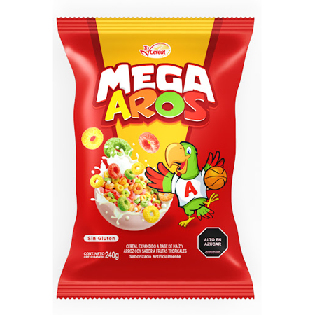 Imagen de Cereal Aros De Fruta Mega 240 Gr.