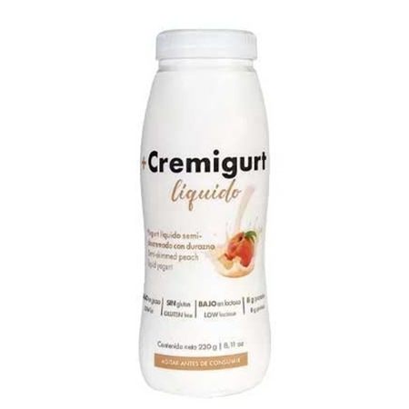 Imagen de Yogurt Liquido Cremigurt Semidescremado Durazno 230 Gr