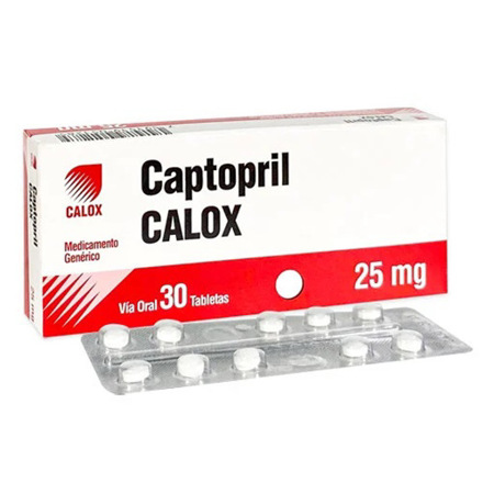 Imagen de Captopril Tab. 25Mg X30 Calox