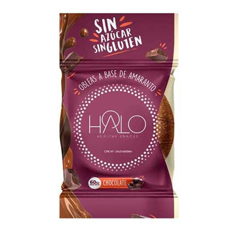Imagen de Oblea De Amaranto Halo Chocolate 60g