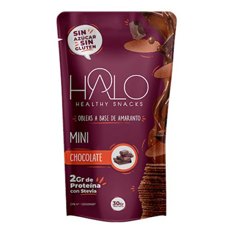 Imagen de Oblea De Amaranto Halo Mini Chocolate 30g