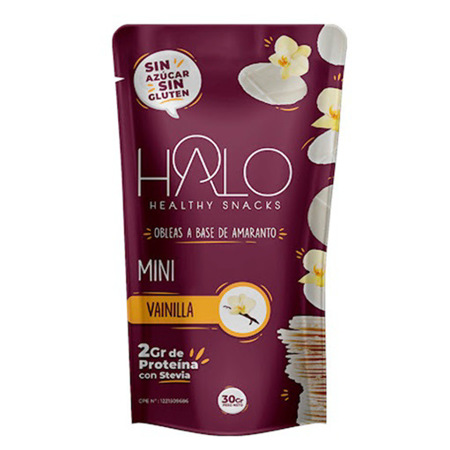 Imagen de Oblea De Amaranto Halo Mini Vainilla 30g