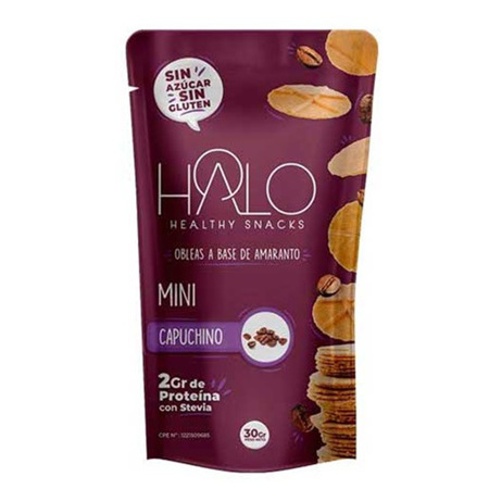 Imagen de Oblea De Amaranto Halo Mini Capuchino 30g