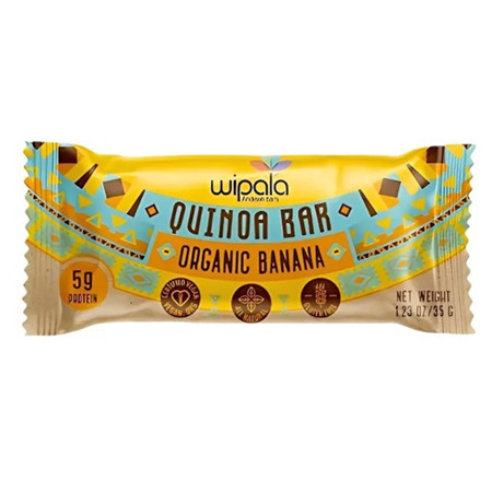 Imagen de Barra De Banana Y Quinoa Wipala Sin Gluten 35g